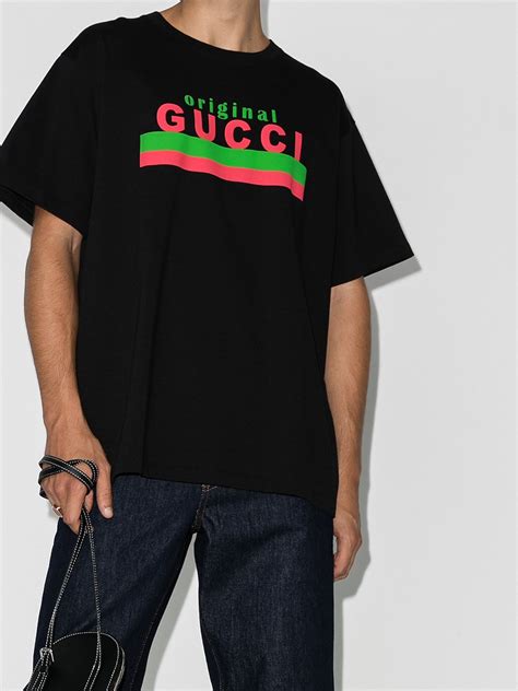 gucci stamp print t shirt|Gucci shirt cheap real.